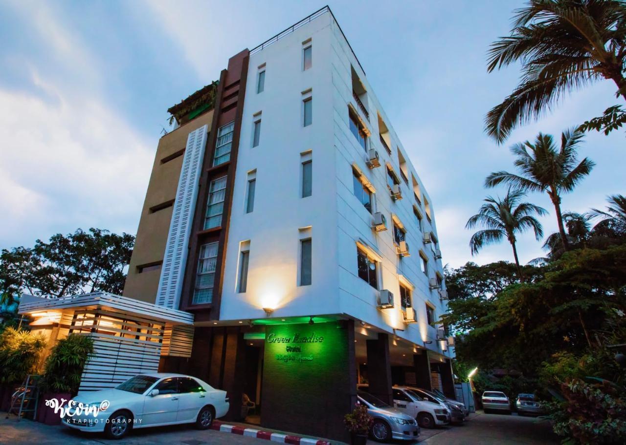 Green Paradise Hotel Yangon Bagian luar foto